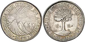1847. Centro América. Guatemala. A. 8 ... 
