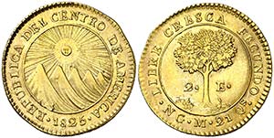 1825. Centro América. Guatemala. M. 2 ... 