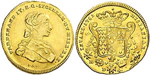 1761. Italia. Fernando IV, Infante de ... 