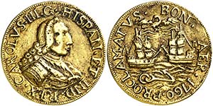 1760. Carlos III. Buenos Aires. Medalla de ... 