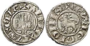 Alfonso X (1252-1284). Murcia. Dinero. (AB. ... 