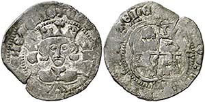 Enrique II (1368-1379). Real de vellón de ... 