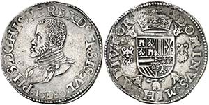 1580. Felipe II. Hasselt. 1 escudo felipe. ... 