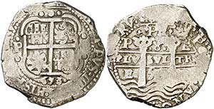 1653. Felipe IV. Potosí. E. 8 reales. (AC. ... 