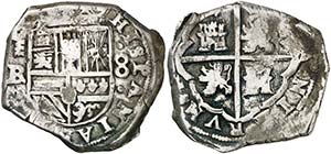 (1660-1662). Felipe IV. Segovia. . 8 reales. ... 