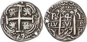 1727/6. Luis I. Potosí. Y. 4 reales. (AC. ... 
