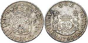 1758. Fernando VI. Lima. JM. 2 reales. (AC. ... 