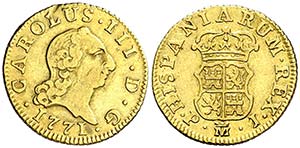 1771. Carlos III. Madrid. PJ. 1/2 escudo. ... 