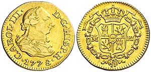 1778. Carlos III. Madrid. PJ. 1/2 escudo. ... 