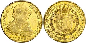 1778. Carlos III. México. FF. 8 escudos. ... 