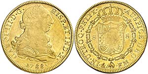 1788. Carlos III. México. FM. 8 escudos. ... 