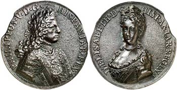 1715. Felipe V. Boda de Felipe V con Isabel ... 
