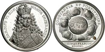 1711. Austria. Carlos VI. Coronación en ... 