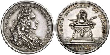 1711. Austria. Carlos VI. Coronación en ... 