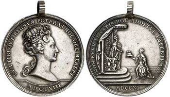 1711. Austria. Carlos VI. Coronación de ... 