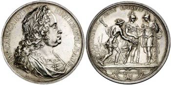 1725. Austria. Carlos VI. Paz de Viena. ... 