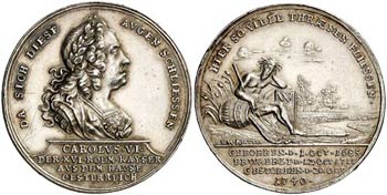 1740.  Austria.  Carlos VI.  Muerte del ... 