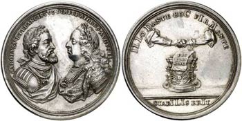 1755. Austria. Francisco I y María Teresa ... 