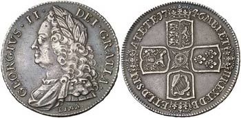 1746. Gran Bretaña. Jorge II. Corona - ... 