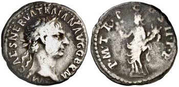 (99 d.C.). Trajano. Denario. (Spink falta) ... 