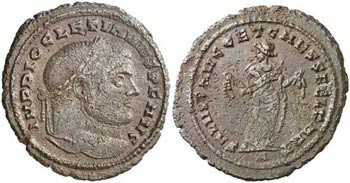 (299-303 d.C.). Diocleciano. Cartago. ... 