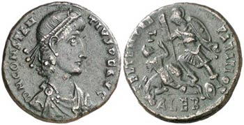 (351-352 d.C.). Constancio II. Alejandría. ... 