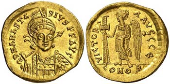 Anastasio (491-518). Constantinopla. ... 