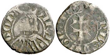 Pere III (1336-1387). Aragón. Dinero ... 