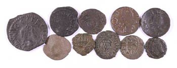 Lote formado por 10 monedas distintas: ... 