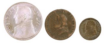 1867 y 1978. Vaticano. 10 soldi, 1 escudo y ... 