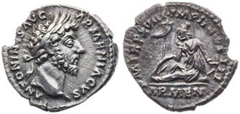 (164 d.C.). Marco Aurelio. Denario. (Spink ... 