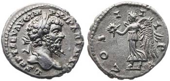 (198-200 d.C.). Septimio Severo. Denario. ... 
