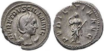(250-251 d.C.). Herennia Etruscilla. ... 