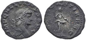 (265-267 d.C.). Galieno. Denario de cobre. ... 