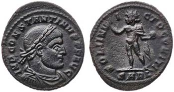 (313-315 d.C.). Constantino I. Arelate. ... 