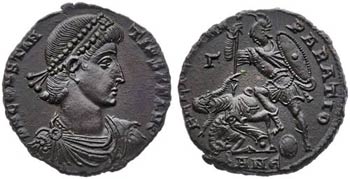(351-352 d.C.). Constancio II. Antioquía. ... 