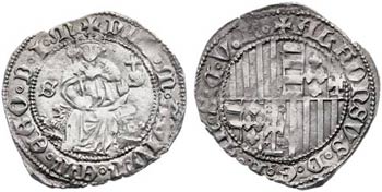 Alfons IV (1416-1458). Nàpols. Carlí. ... 