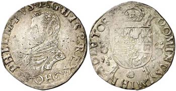 s/d (1562-1564). Felipe II. Dordrecht. 1/5 ... 