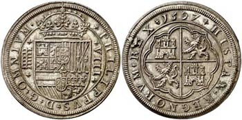 * 1597. Felipe II. Segovia. 8 reales. (AC. ... 