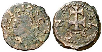 1612. Felipe III. Solsona. 1 diner. (AC. 52) ... 