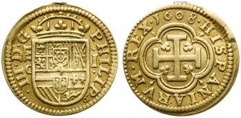 1608. Felipe III. Segovia. C. 1 escudo. (AC. ... 