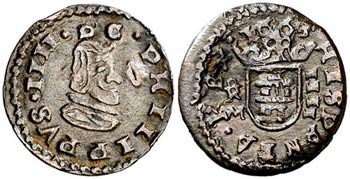 1663. Felipe IV. Trujillo. M. 4 maravedís. ... 