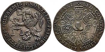 1662. Felipe IV. Utrecht. Jetón. (D. 4185). ... 