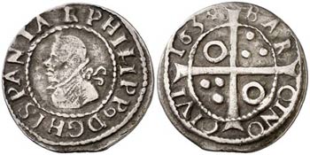 1638. Felipe IV. Barcelona. 1 croat. (AC. ... 