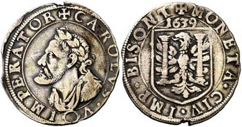 1639. Felipe IV. Besançon. 1/4 de patagón. ... 