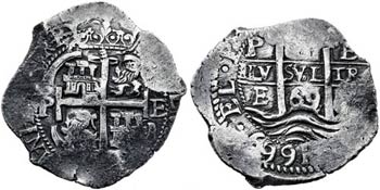 1669. Carlos II. Potosí. E. 8 reales. (AC. ... 