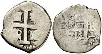 1733. Felipe V. Lima. N. 2 reales. (AC. ... 