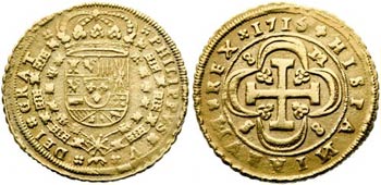 1715/4/3. Felipe V. Sevilla. M. 8 escudos. ... 