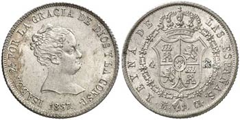 1837. Isabel II. Madrid. CR. 4 reales. (AC. ... 