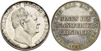 1858. Alemania. Prusia. Federico Guillermo ... 